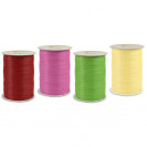 Geschenkband Rayon Raffia bordeaux, pink, apfel, hellgelb