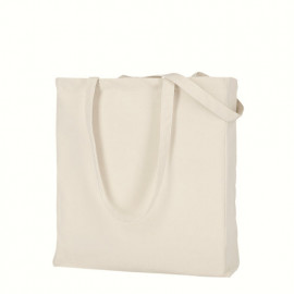 Canvas Baumwolltaschen mit Boden- & Seitenfalte Canvas Baumwolltaschen mit Boden- & Seitenfalte