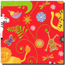 Geschenkpapier Gamba rot