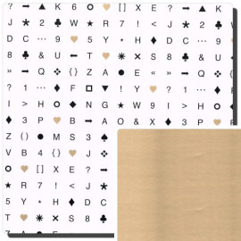 Geschenkpapier Hugo weiß-gold Geschenkpapier Hugo weiß-gold