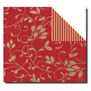 Geschenkpapier Miron rot/gold