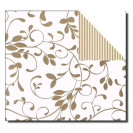 Geschenkpapier Miron weiß/gold