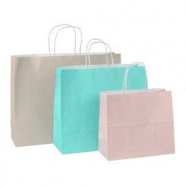 Papiertaschen Italy Querformate in 3 Naturtönen