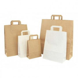 Papiertüten Basic in weiß oder braun Papiertüten Basic in weiß oder braun