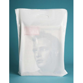 Plastiktragetaschen Griffloch DKT weiss (LDPE) Plastiktragetaschen Griffloch DKT weiss (LDPE)