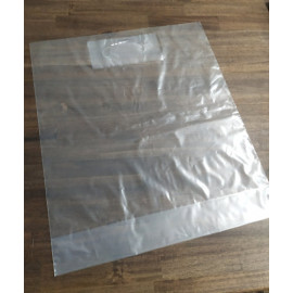 Plastiktüten Griffloch DKT milchig-transparent