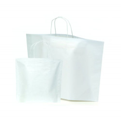 Papiertragetaschen BOTTOM BAG B-Bags Basic weiß