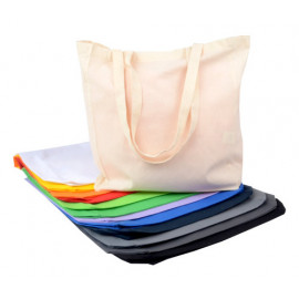 Baumwolltaschen mit Boden- & Seitenfalte