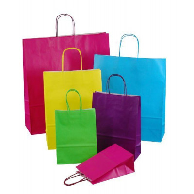 Papiertaschen in 9 frischen Farben