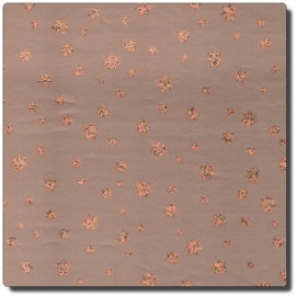 Weihnachtspapier Aster kupfer