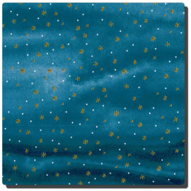 Weihnachtspapier Giana blau