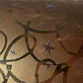 Weihnachtspapier Star gold Weihnachtspapier Star gold