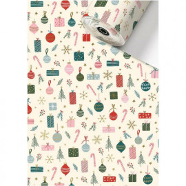 Weihnachtspapier Noah beige