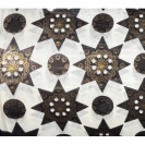 Weihnachtspapier Sterne gold-schwarz Weihnachtspapier Sterne gold-schwarz