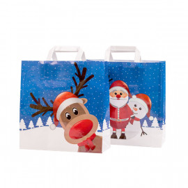 Weihnachtstasche Rudi & Friends PP woven (BOPP)