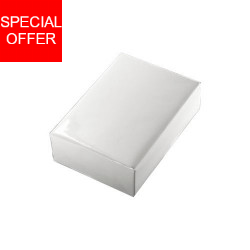 Geschenkpapier Chromolux weiß-glänzend