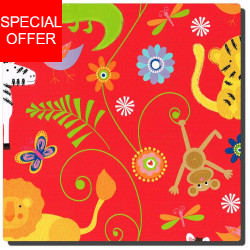 Geschenkpapier Gamba rot