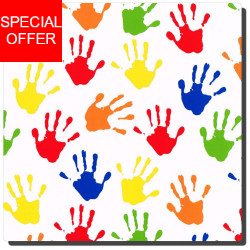 Geschenkpapier Hands