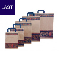 Papiertüten Cameo Blu mit Ornament Motiv