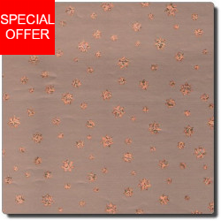 Weihnachtspapier Aster kupfer