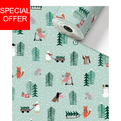 Weihnachtspapier Josefina mint Weihnachtspapier Josefina mint