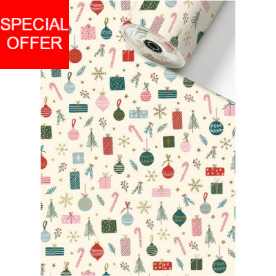 Weihnachtspapier Noah beige