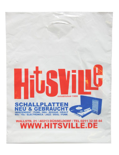 DKT Plastiktragetasche bedruckt Hitsville