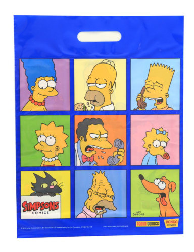 DKT Plastiktragetasche bedruckt Simpsons