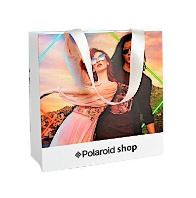 Papiertaschen Ripsband bedrucken