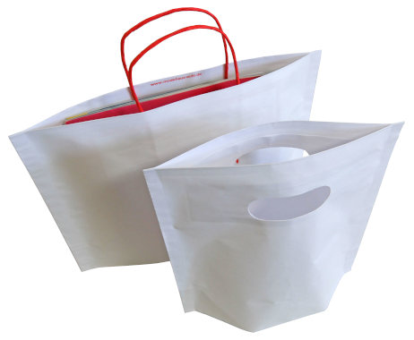 Papiertragetaschen Bottom Bag Griffe
