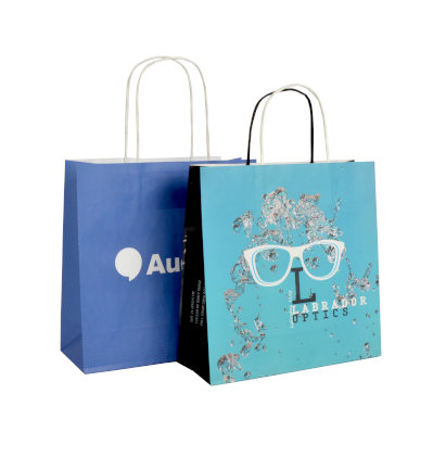 Papiertüte Offsetdruck 24x24x9 cm