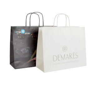 Papiertüte Offsetdruck 31x25x12 cm