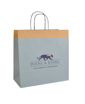 Papiertüte Offsetdruck 33x33x15 cm