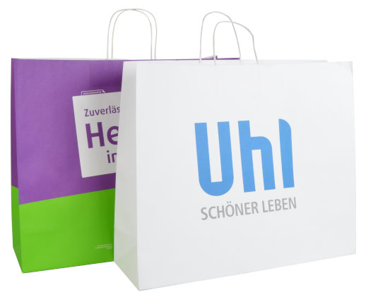Papiertüte Offsetdruck 48x40x15 cm