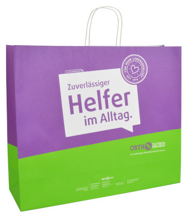 Papiertüte Offsetdruck 48x40x15 cm