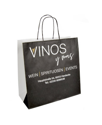 Papiertüte Randumschlag 33x33x15 cm