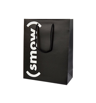 Papiertueten Kordel Druck 20 x 30 + 10 cm