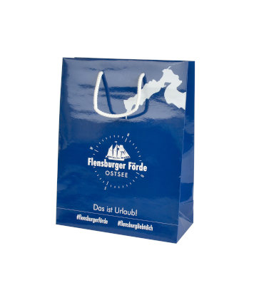 Papiertueten Kordel Druck 20 x 30 + 10 cm