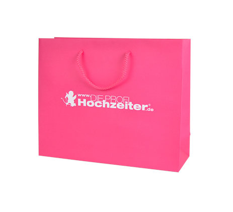 Papiertueten Kordel Druck 31 x 25 + 10 cm