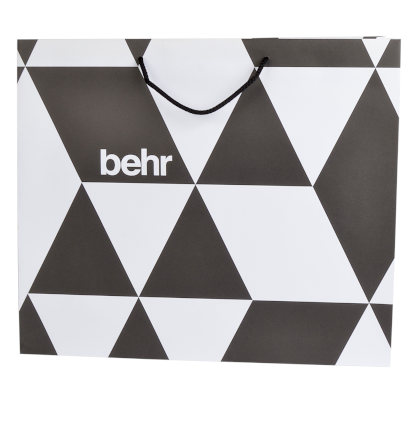 Papiertueten Kordel Druck 45 x 33 + 14 cm