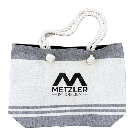 Strandtasche Baumwolle Logo Druck