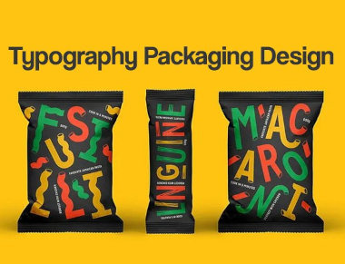 Typography Packaging Design